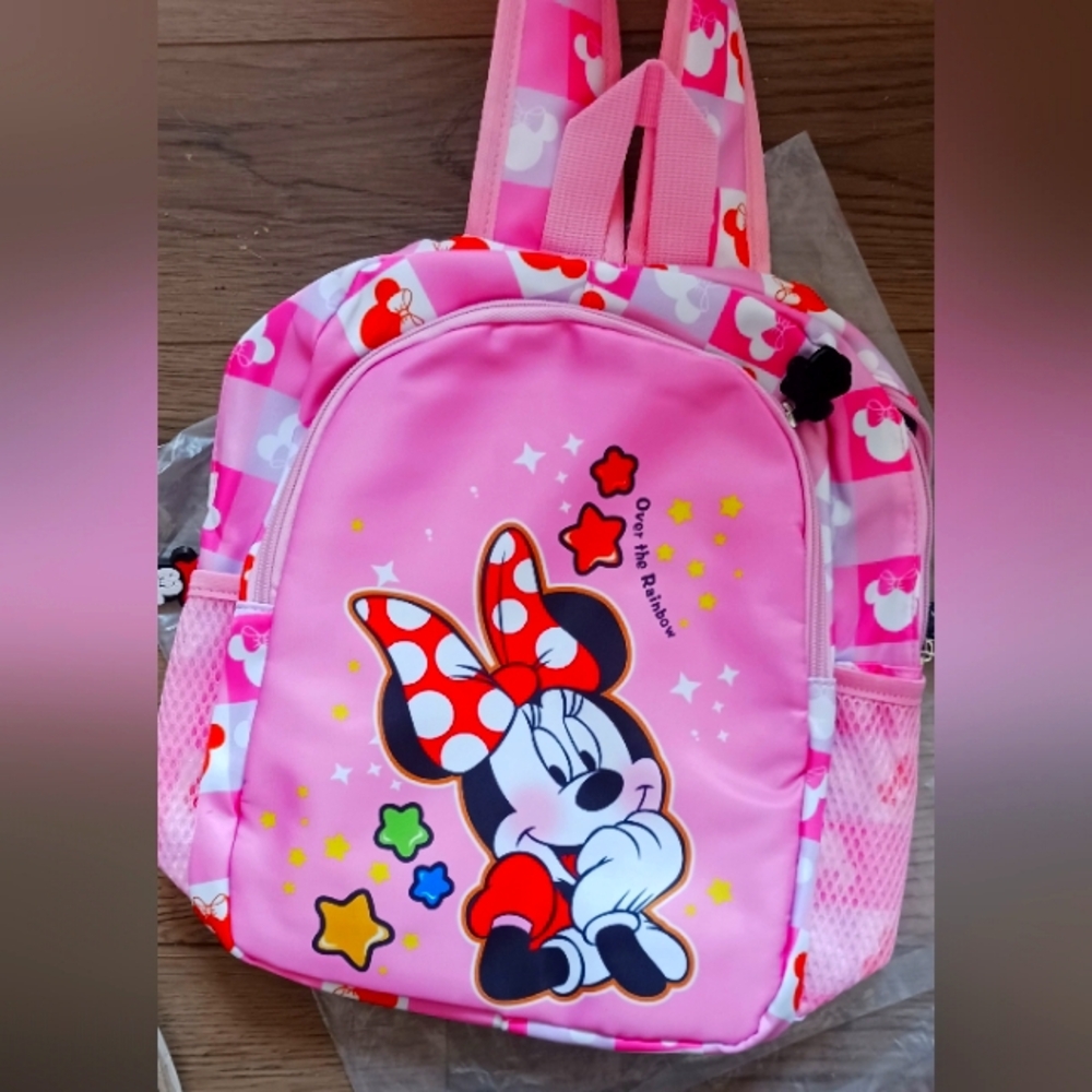 Disney Minnie Mouse Over The Rainbow Backpack (Pink)